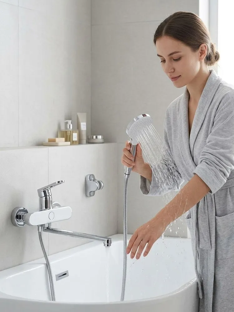 Смеситель для ванны Hansen HL22016 хром — фото 7