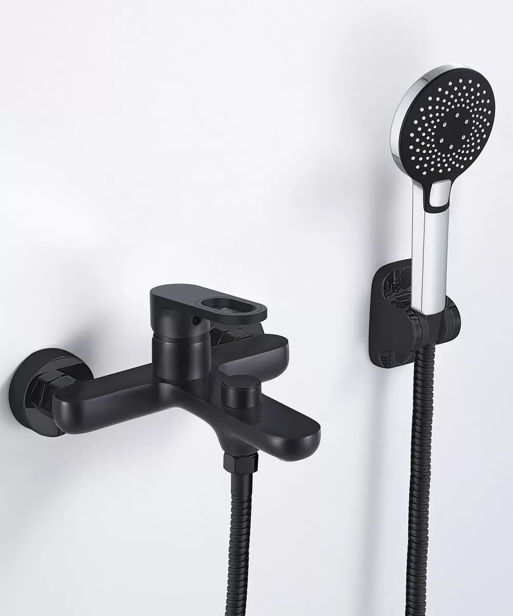 Смеситель для ванны Hansen HL30016-C черный — фото 9