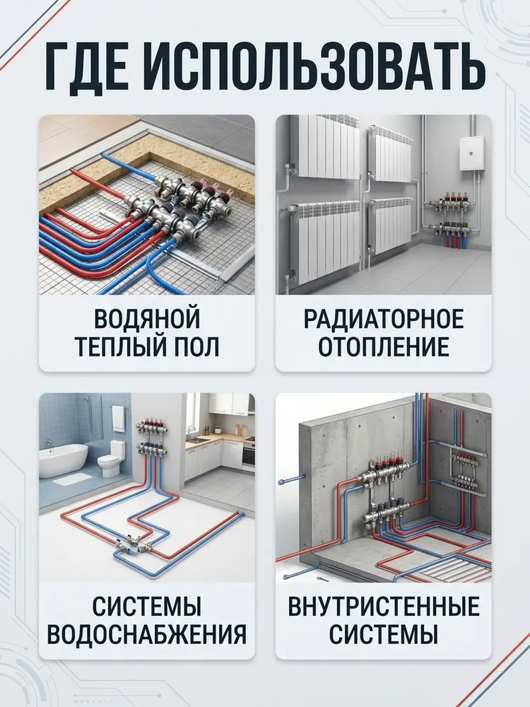 Коллектор с расходометрами Oventrop Multidis 2 выход 3/4 1404352 — фото 4