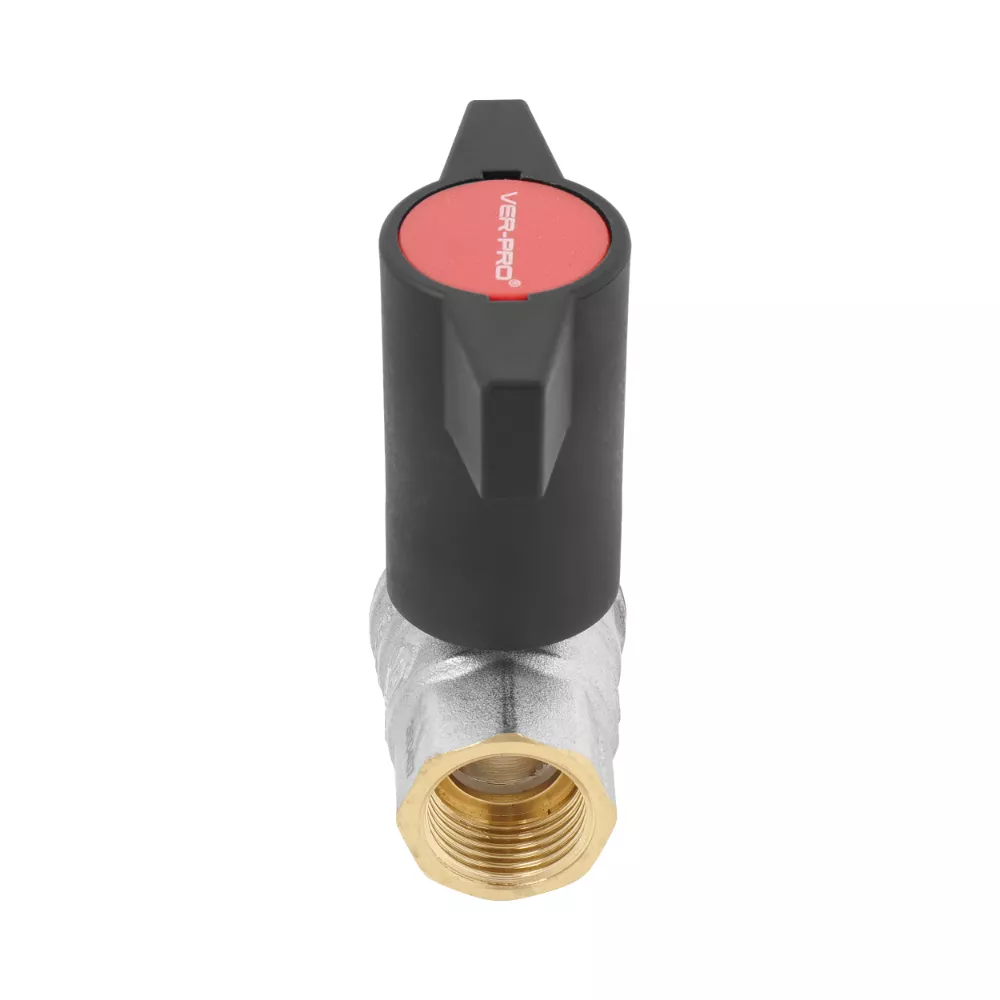 Кран шаровой из латуни 3/4″ с пластиковой ручкой в/н Vieir VR230FM.20 — фото 4