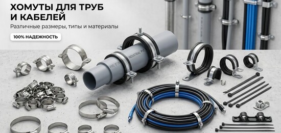 Хомуты для труб